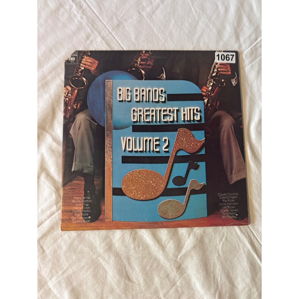 Columbia Big Bands Greatest Hits Vol 2 Vinyl 2LP Set Jazz Swing Good 1067